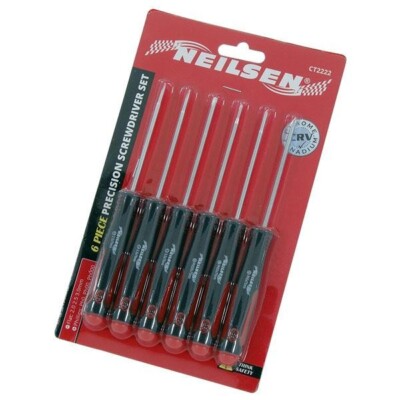 6-teiliges Präzisionsschraubendreher-Set flach 2 mm 2,5 mm 3 mm Kreuzschlitz PH0 PH00 PH000 CT2222