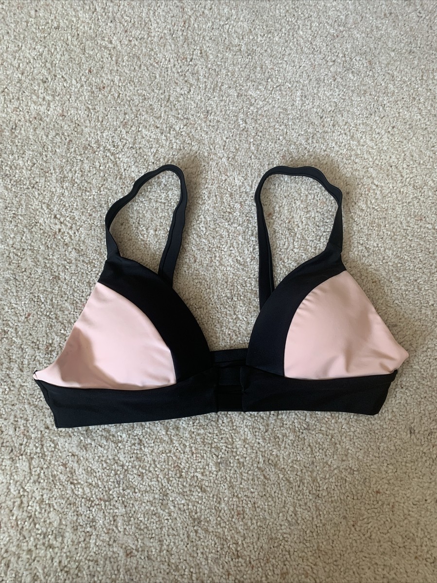 black wrap bralette