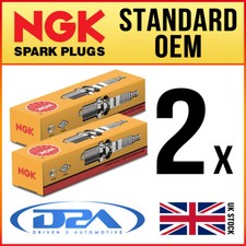 2x NGK CR7HS (7223) Standard Spark Plugs For HONDA CD200T , CM200T 80-->85