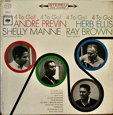 ANDRE PREVIN/HERB ELLIS/SHELLY MANNE/RAY BROWN: 4 TO GO!-NM1963LP