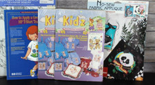 Daisy Kingdom No-Sew Appliques and Kidz Heat Release Transfers, New Sealed-Craft