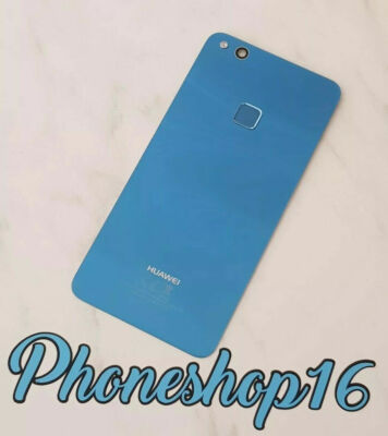 Original Huawei P10 Lite Akkudeckel Deckel Touch ID Sensor Backcover Blau A