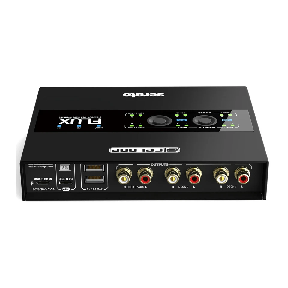 Reloop Flux 6x6 InOut USB-C DVS Flexible Robust and Roadworthy Interface - Image 4 of 4