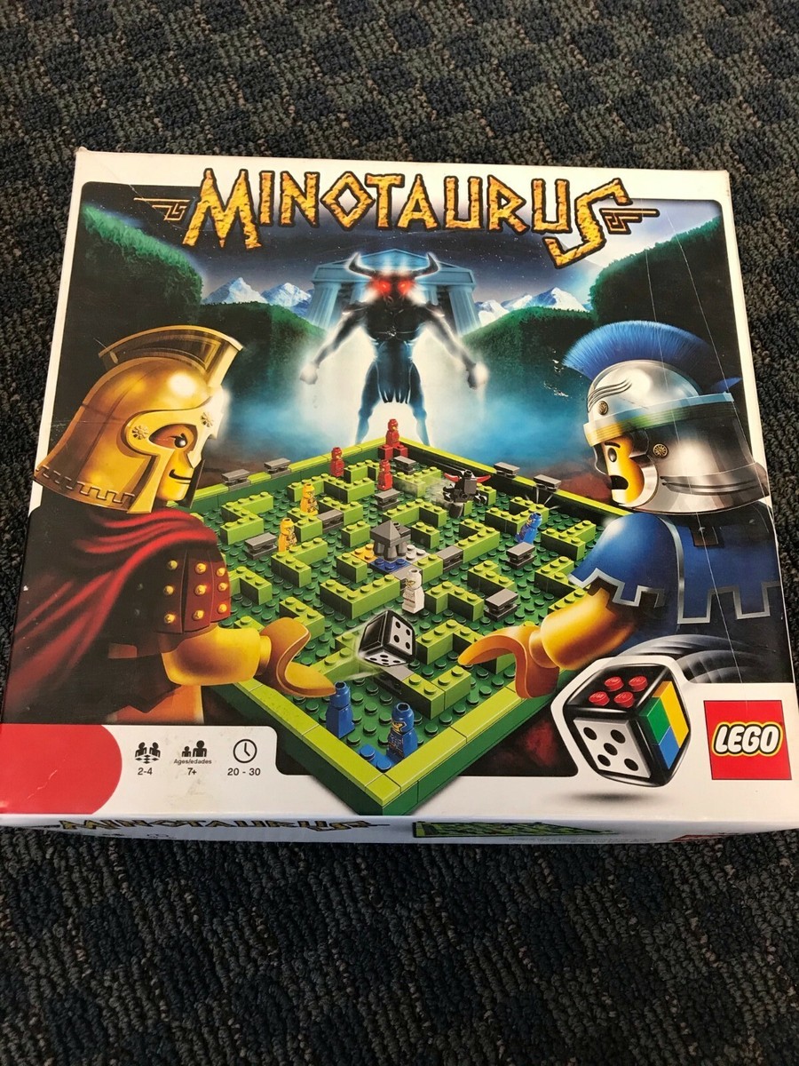 Lego board games, Set of 3 (Minnataurs, Cource 3000, Le Dragon De