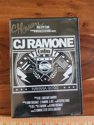 C.J. Ramone    Havana Gogo Signed Autographed 2017 DVD Film Rock Punk 