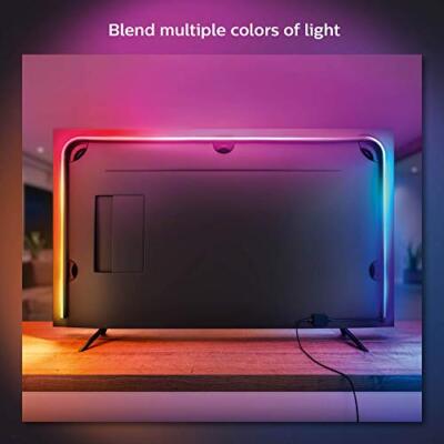 Hue Gradient Lightstrip 65 Inch TV Sync with Media and Gaming
