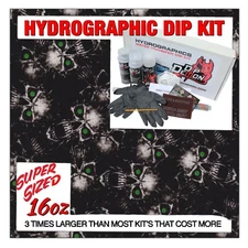 Hydrographic dip kit Green Eyed Vampire Skulls hydro dip dipping 16oz
