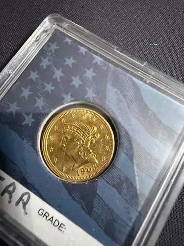 1903 $2.50 US Gold Liberty Head Quarter Eagle NOT GRADED BUT SHARP COIN