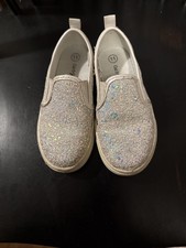 Cat  Jack Toddler  Slip-On Glitter Sneakers Size