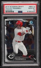 2016 Bowman Draft Chrome Draft Picks Taylor Trammell #BDC-13 PSA 10 GEM MT 5ov