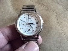 Seiko Herren Chronograph Alarm 7T32-6A50 Quarz Uhr ERSATZTEIL REPARATUR
