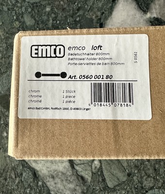 emco loft Badetuchhalter, 800 mm, Chrom