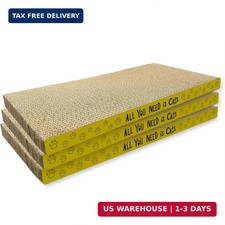 3 Pack Cardboard Cat Scratcher Pads Cat Scratching Board for Indoor Cats 16.5...