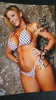 SARA JAY Hand Signed Autograph 4X6 Photo SEXY BUSTY MODEL & ADULT FILMS