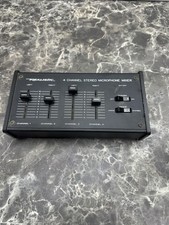 REALISTIC 4 CHANNEL STEREO MICROPHONE MIXER