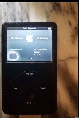 Apple iPod Classic 7th Generation Black, 80GB | eBay