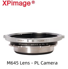 XPimage Lens Adapter for Mamiya 645 M645 Lens to ARRI PL Mount ALEXA Cine Camera