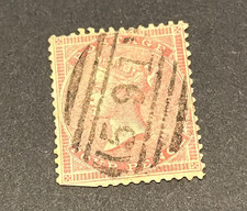 D451: GB QV 4d Carmine/Rose SG62-66 Large Garter WM No corner letters. Used