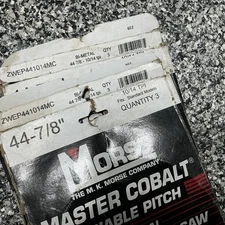 MORSE MK Portable Band Saw Blade, 44-7/8In X 1/2" X .020 5 Blades! ZWEP441014MC