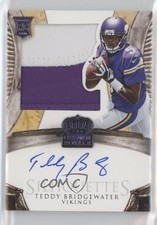 2014 Panini Crown Royale Rookie Silhouettes RPS /299 Teddy Bridgewater Auto 5f2