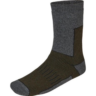 Seeland Field Thermo Sock 2er Pack Pine Green Melange/Grey Melange