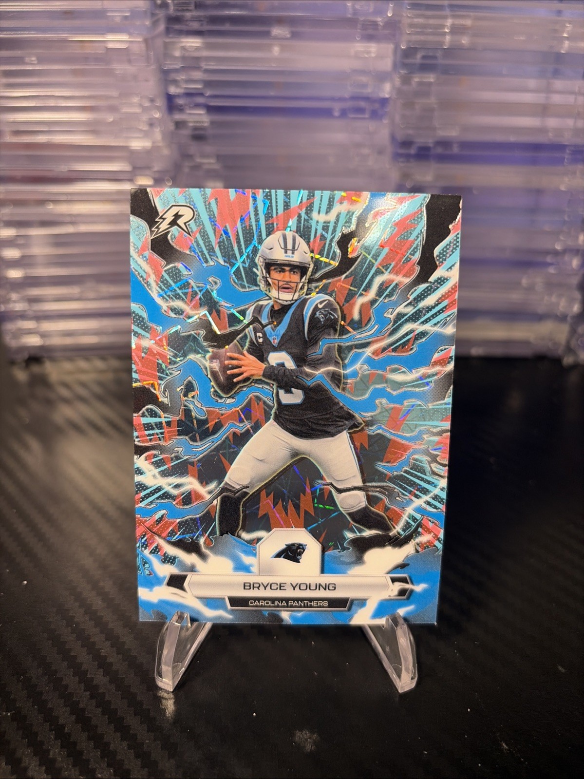 2026 Topps Resurgence Bryce Young Blue & Pink Laser #13￼