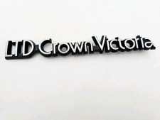 Ford Ltd Crown Victoria Logo Badge Sign Symbol Emblem Design Ornament