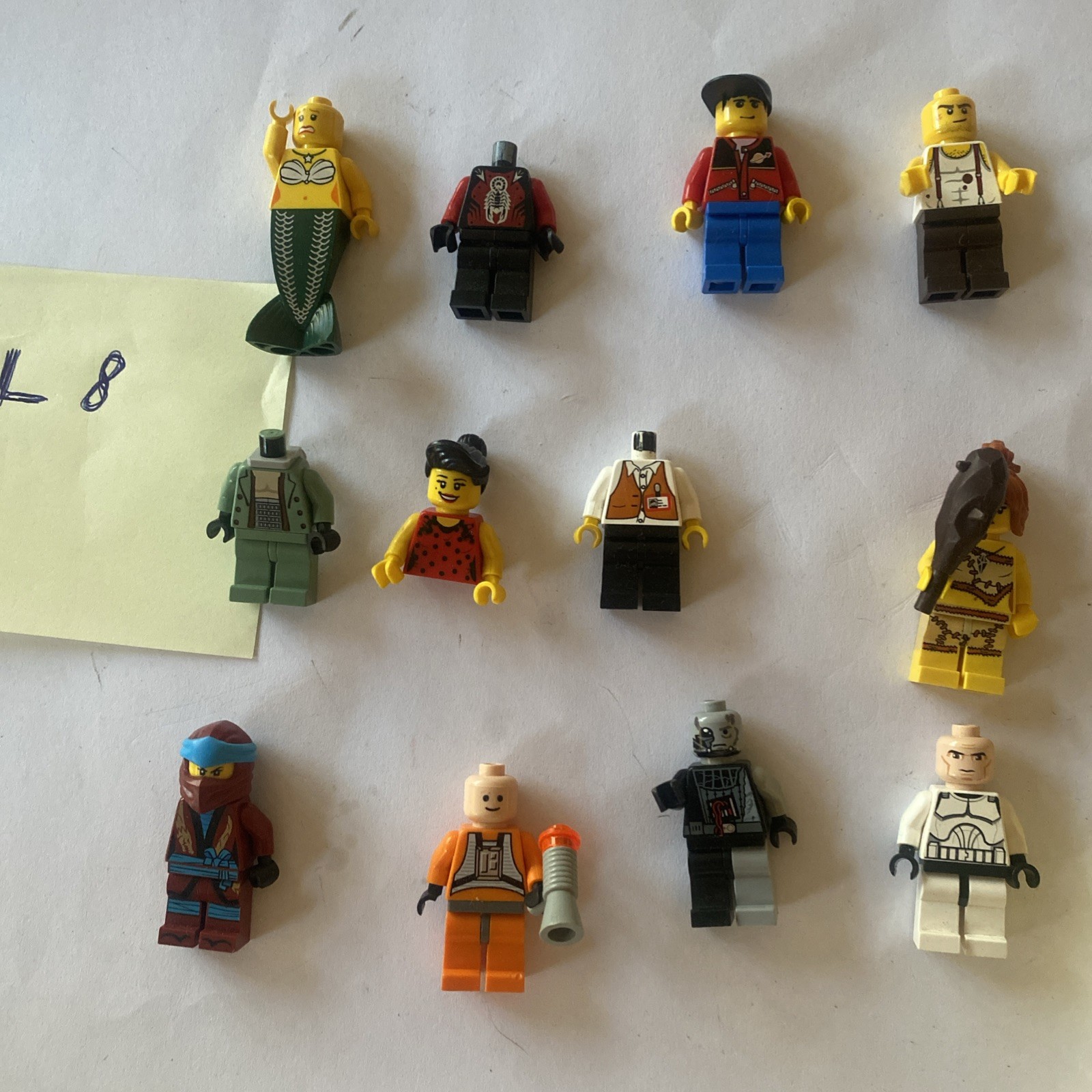 Lego 12 Figuren Minifiguren Star Wars Selten (L8)