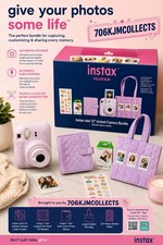 FujiFilm Instax Mini 12 Instant Camera Holiday Bundle Lilac Purple Sealed