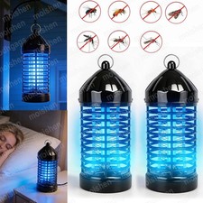 2PCS Bug Zapper Electric Insect Killer Mosquito Fly Pest Trap UV LED Indoor Lamp