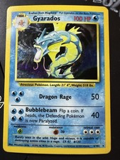Gyarados 6/102, Base Set, Holo Rare, Pokemon TCG, WOTC, Vintage 1999, LP