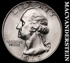 1960-D Washington Quarter- Silver- Choice Gem Brilliant Unc Luster #J5392