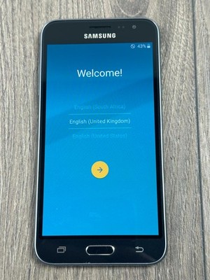 Samsung Galaxy J3 schwarz Quad-Core 5'' Super AMOLED Bildschirm Android Smartphone