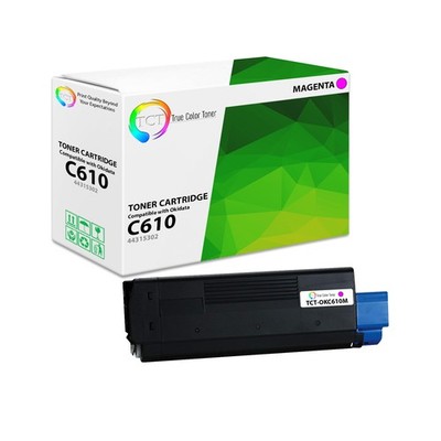 TCT Oki 44315302 Magenta Toner Cartridge For Okidata C610 C610n printer series