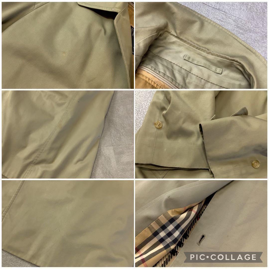 Burberry 90s Nova Check Trench Coat with Liner Vintage rare Men's From Japan thumbnail 6