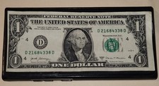 $1 Bill Misaligned Miscut Error