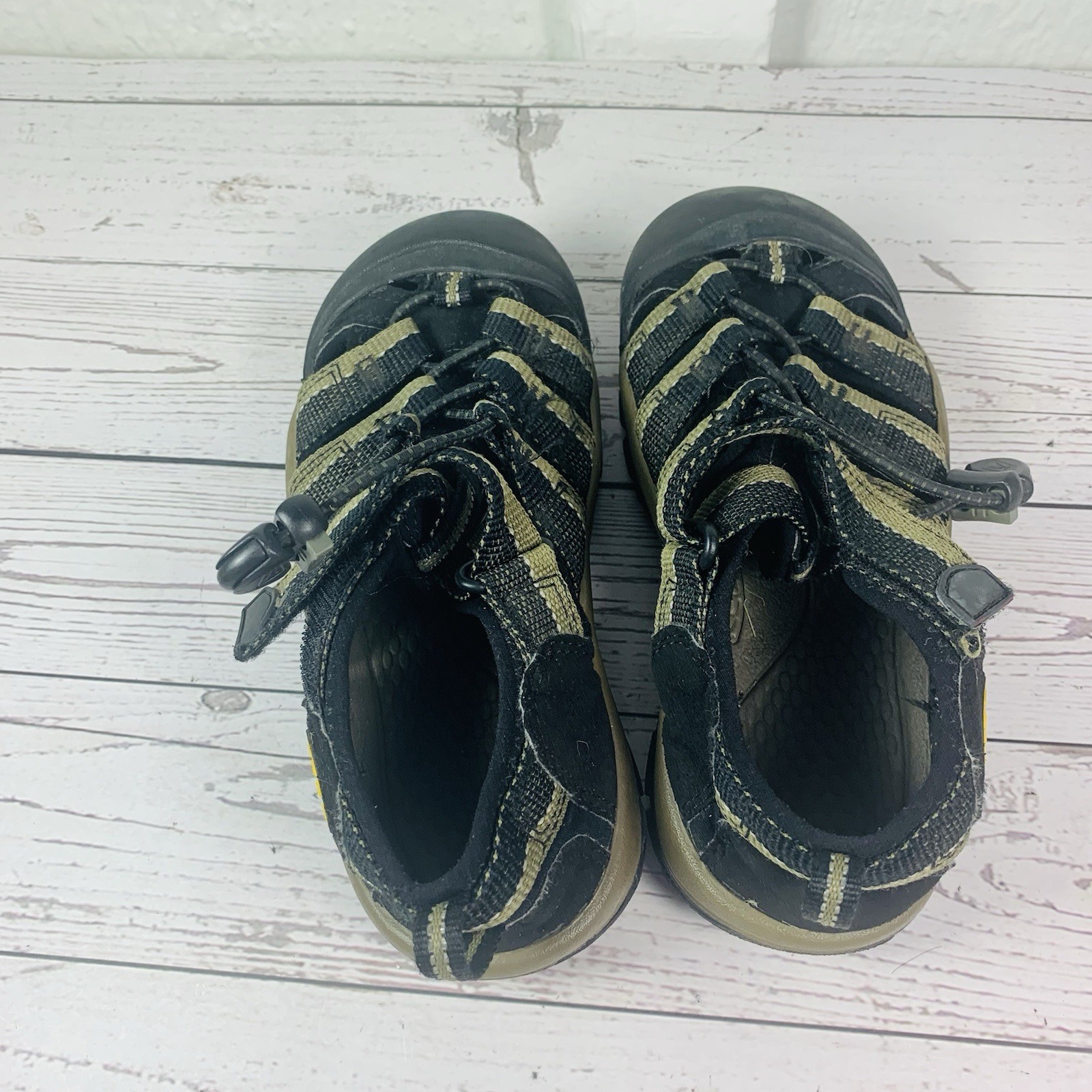 Sandali impermeabili Keen Newport H2 scarpe acqua outdoor bambini taglia 1 nero verde