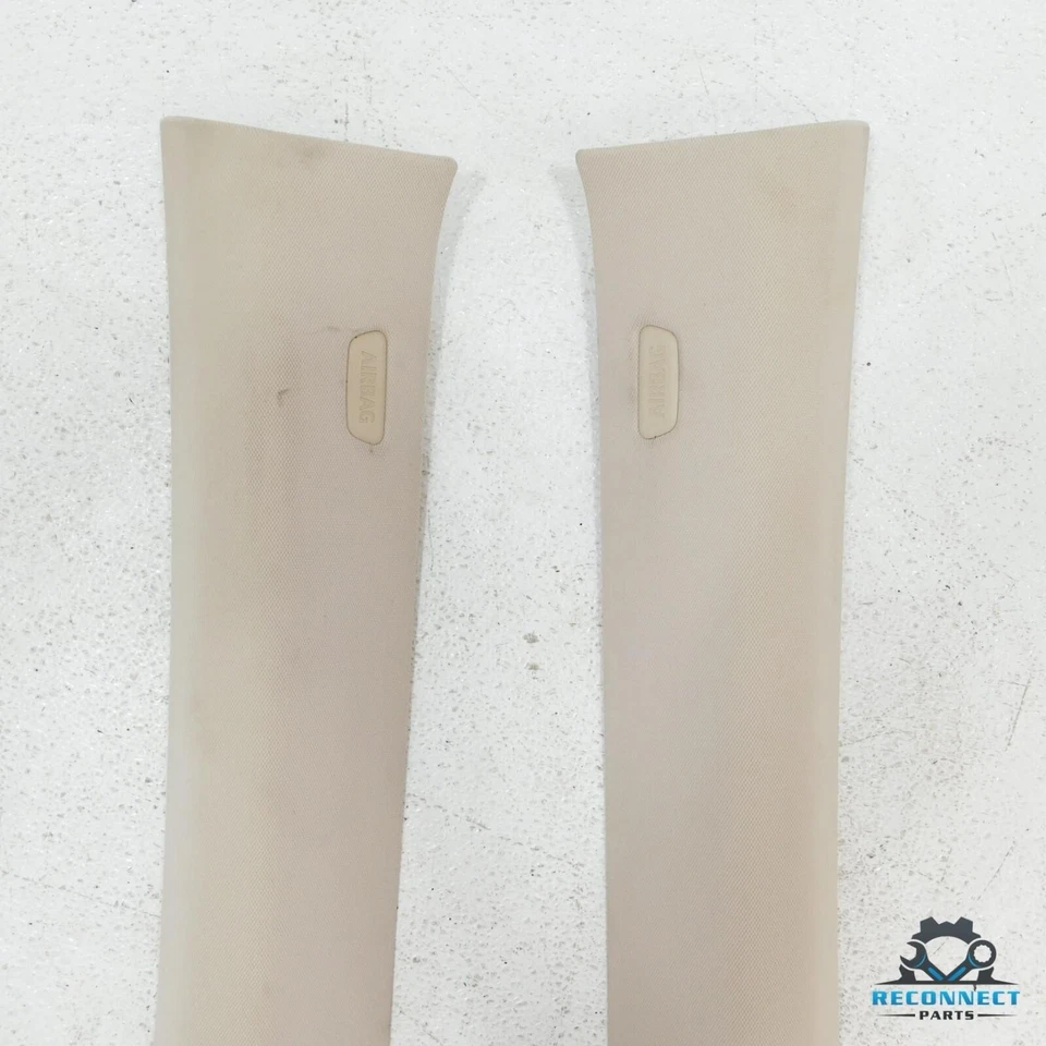 BMW 750Li 760Li F02 2009-2015 conjunto de paneles de cubierta de pilar delantero izquierdo derecho OEM Foto 2 de 4