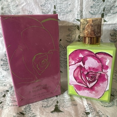 A Dozen Roses Electron Eau de Parfum 3.4 oz  100 mL Sprayed Several Times  NICE