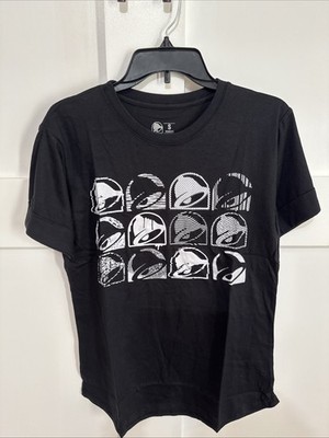 NEW Taco Bell Shirt Women Small Black Employee Staff Fast Food Crew Neck