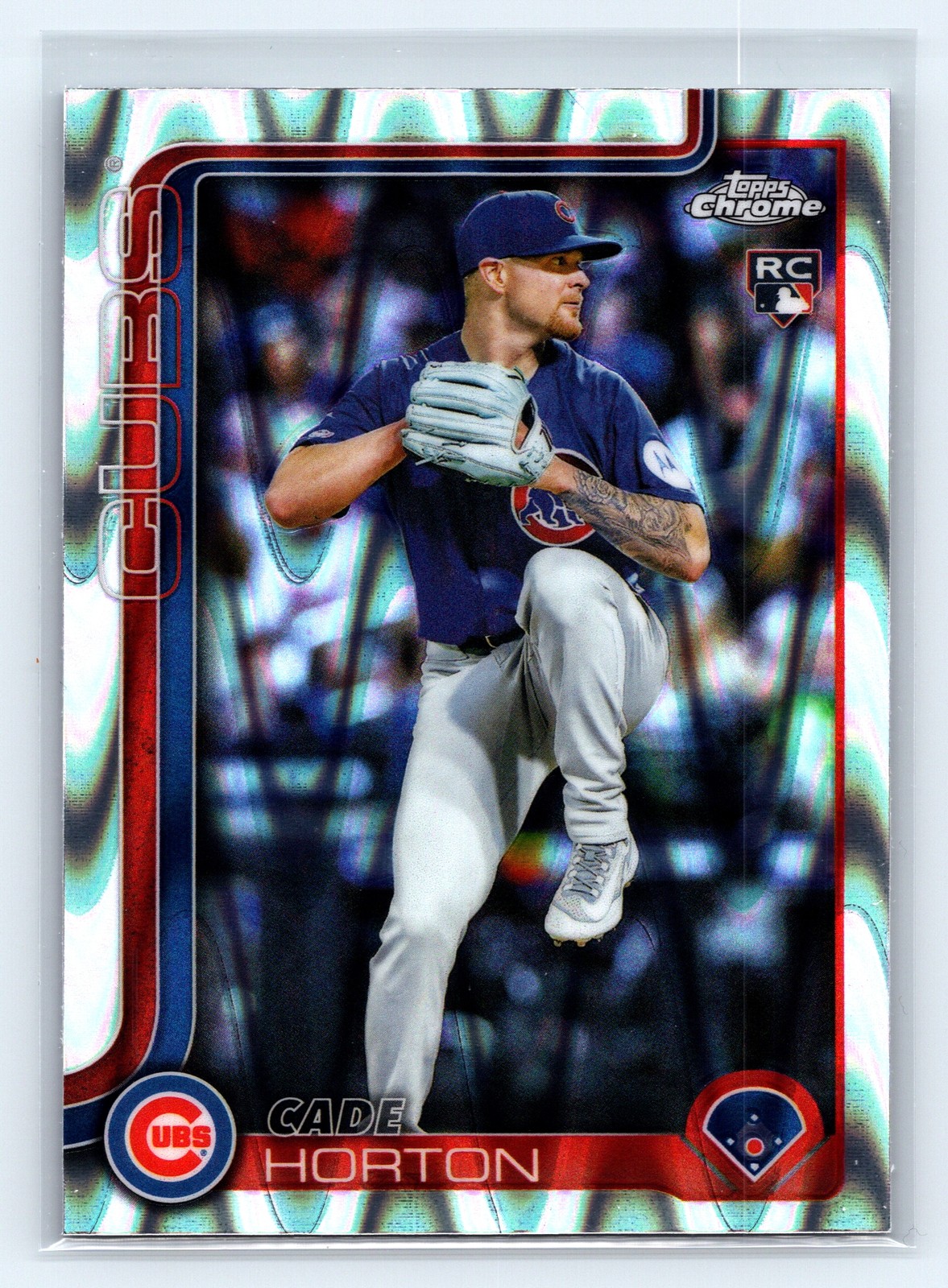 2025 Topps Chrome Update #USC63 Cade Horton Chicago Cubs RayWave Refractor