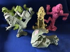 Vintage Marx Nutty Mads 6" Figures Lot of 5
