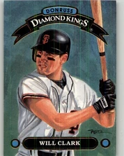 1992 Donruss Will Clark Diamond Kings #DK-2 San Francisco Giants