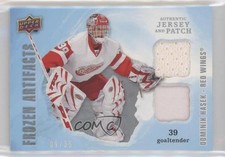 2008-09 Artifacts Frozen Jersey Silver Jersey/Patch 9/35 Dominik Hasek Patch 0c3