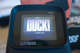 NEC Turbo Express Turbografx 16 Console - Box, Power Supply, TV Tuner, Game