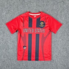Official 2016 Copa America United States Football Soccer Shirt Red Womens Size L