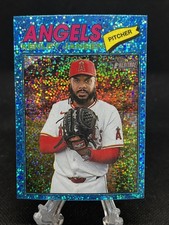 2026 Topps Heritage Chrome Light Blue Sparkle Kenley Jansen #229 LA Angels