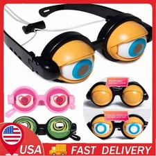 Big Frog Eye Pranks Party Eyewear Crazy Blink Crazy Eyes Props Funny Glasses JQ