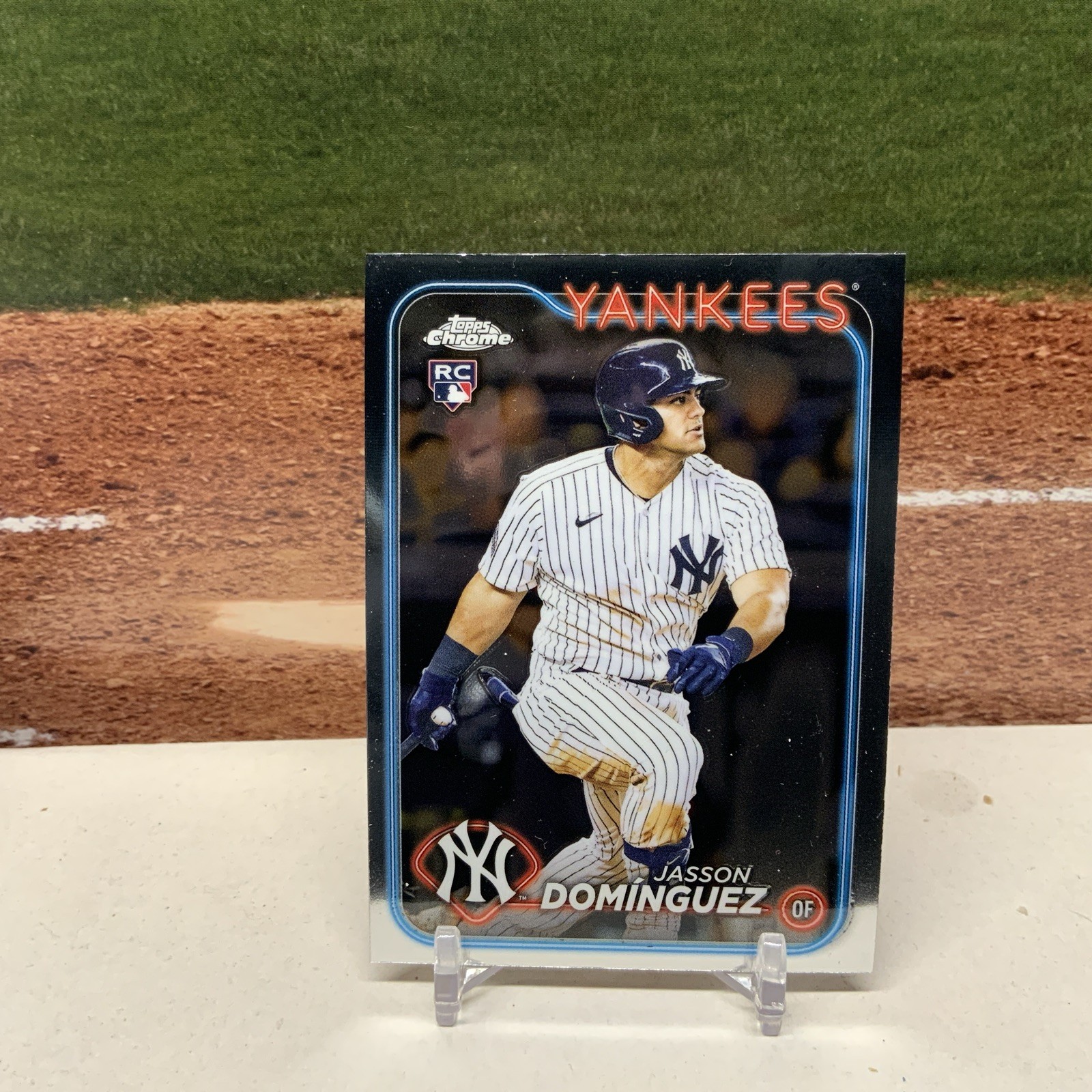 Jasson Dominguez Rookie RC 2024 Topps Chrome Base #89 New York Yankees