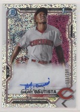2021 Bowman Chrome Prospects Speckle Refractor 133/299 Mariel Bautista Auto 0c3e